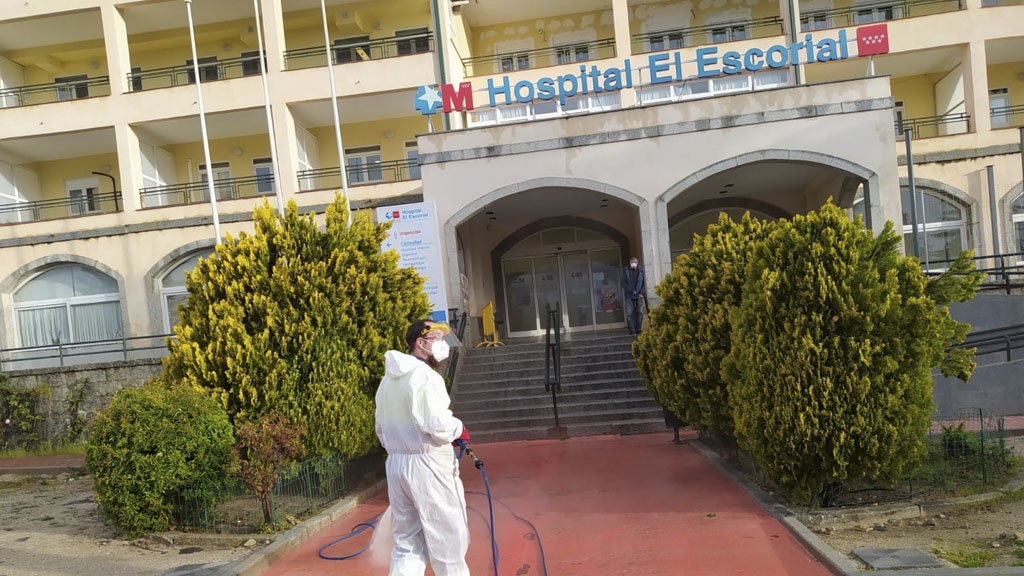 Limpieza y desinfección Hospital El Escorial - San Lorenzo de El Escorial