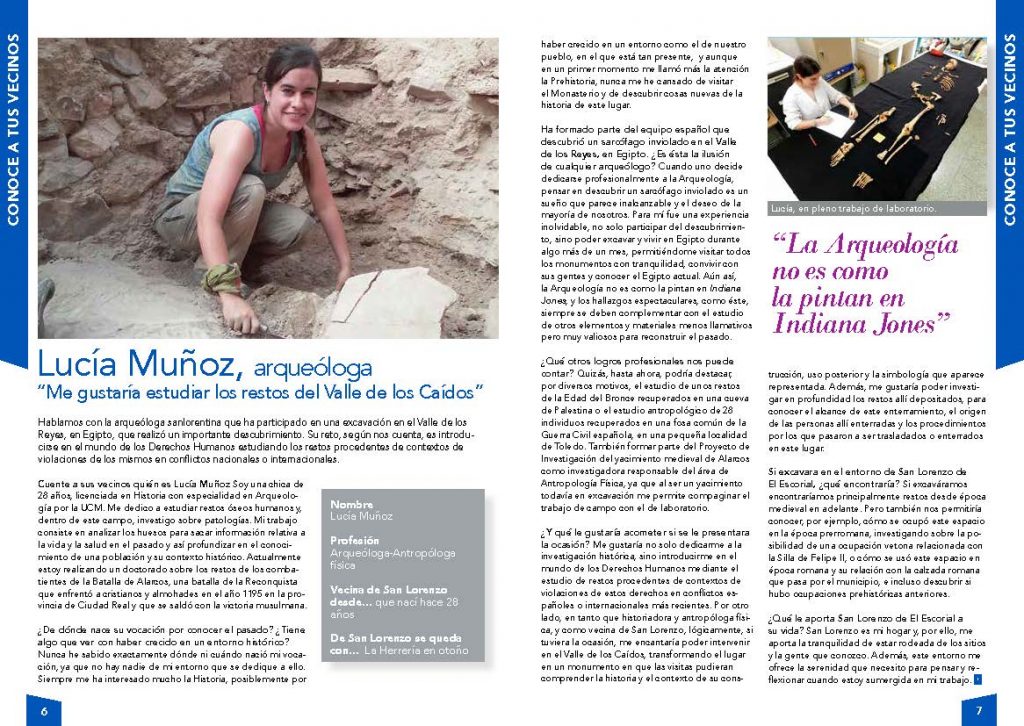Entrevista a Lucía Muñoz
