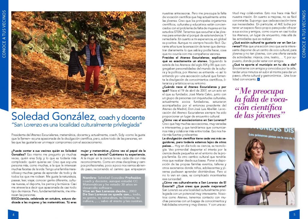 Entrevista a Soledad González