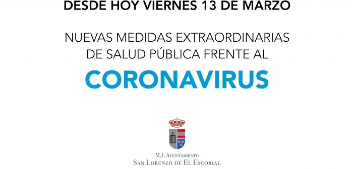 Medidas coronavirus 13 de marzo