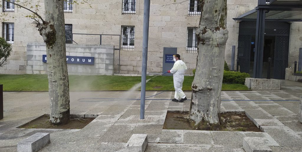 Limpieza y desinfección de Euroforum Infantes
