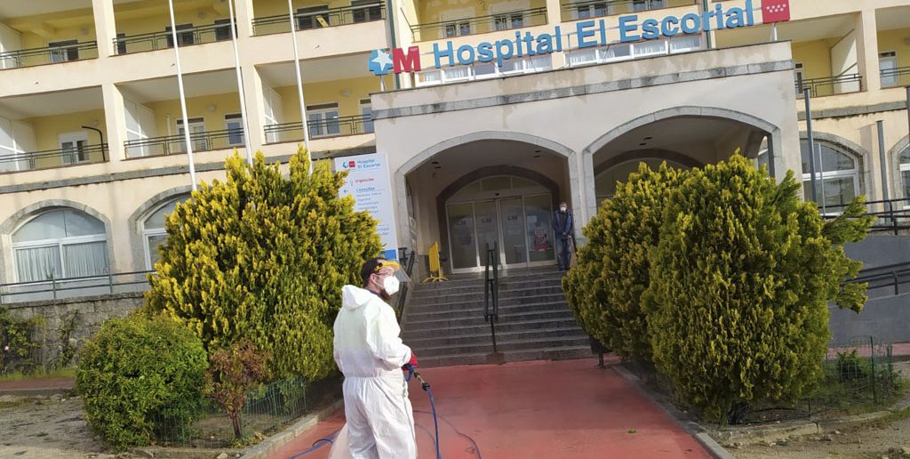 Limpieza y desinfección Hospital El Escorial