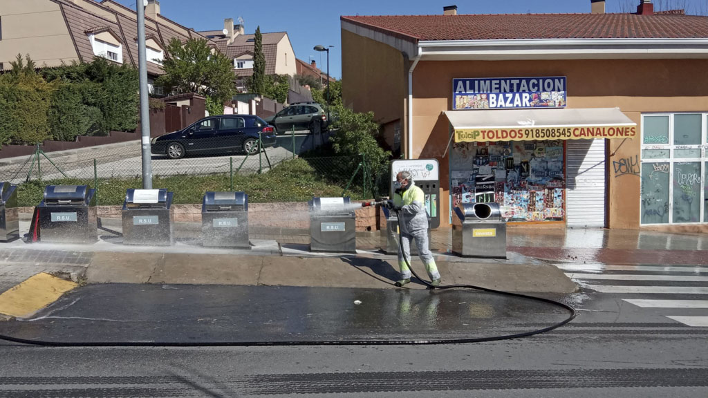 Limpieza y desinfección de urbanizaciones