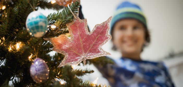 Adornos Navidad para árboles del pueblo