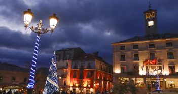 Plaza de la Constitución en Navidad