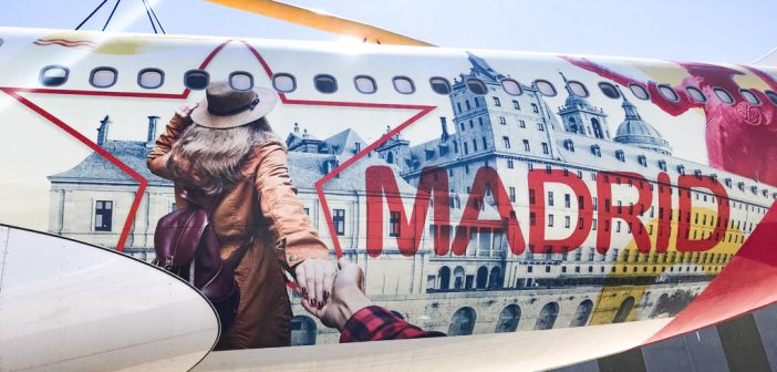 San Lorenzo de El Escorial en el Airbus de Iberia