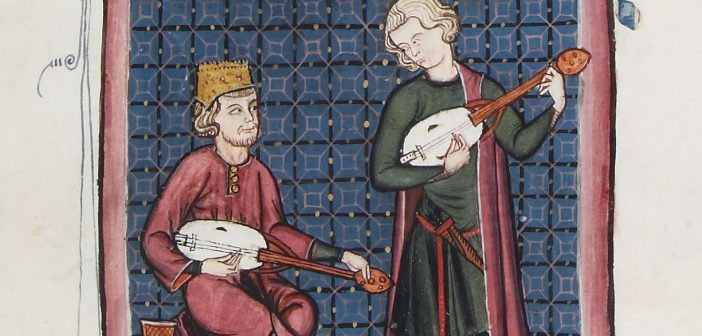 Cantigas, Códice de los músicos, detalle