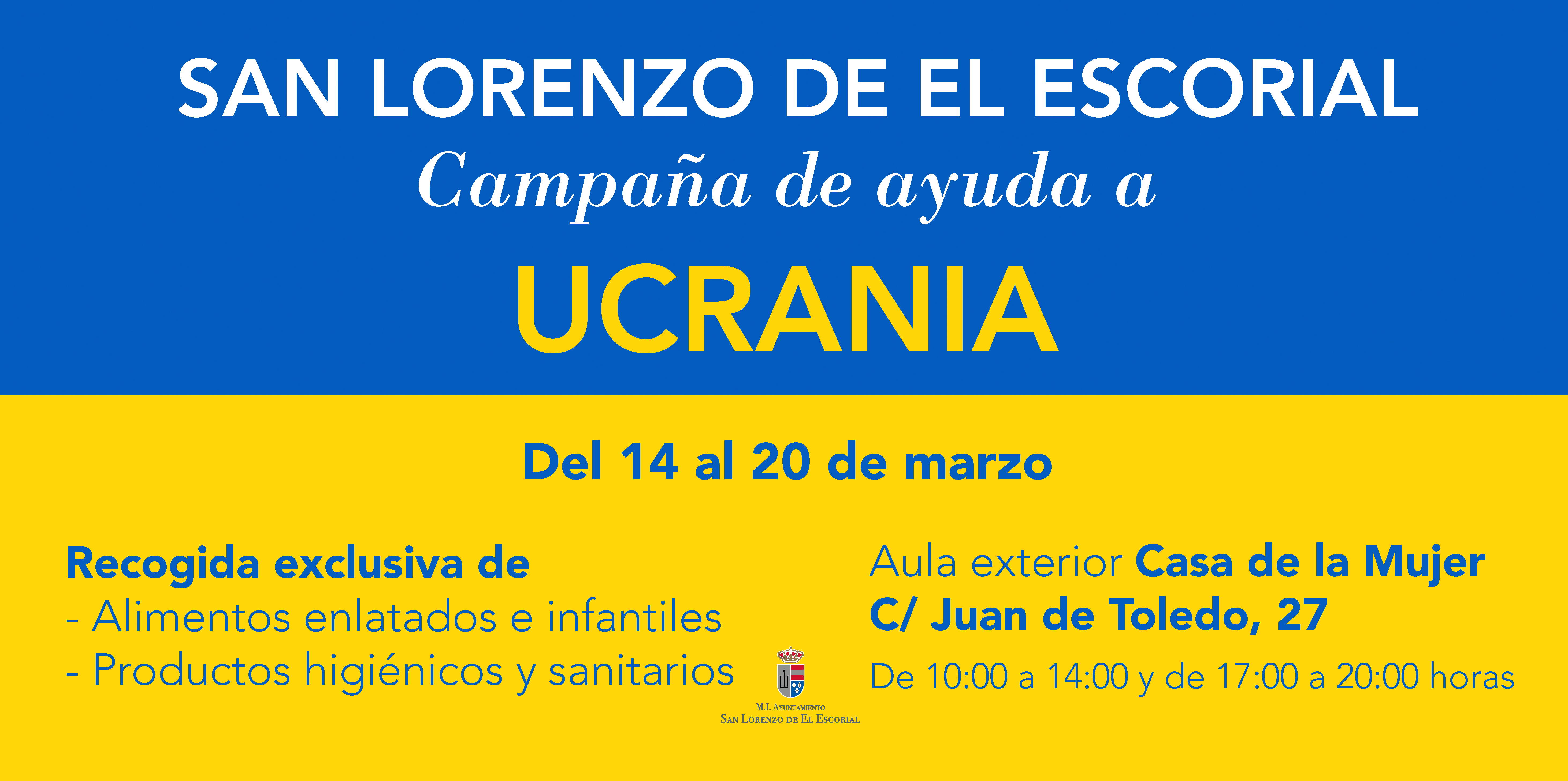 San Lorenzo de El Escorial yuda a Ucrania