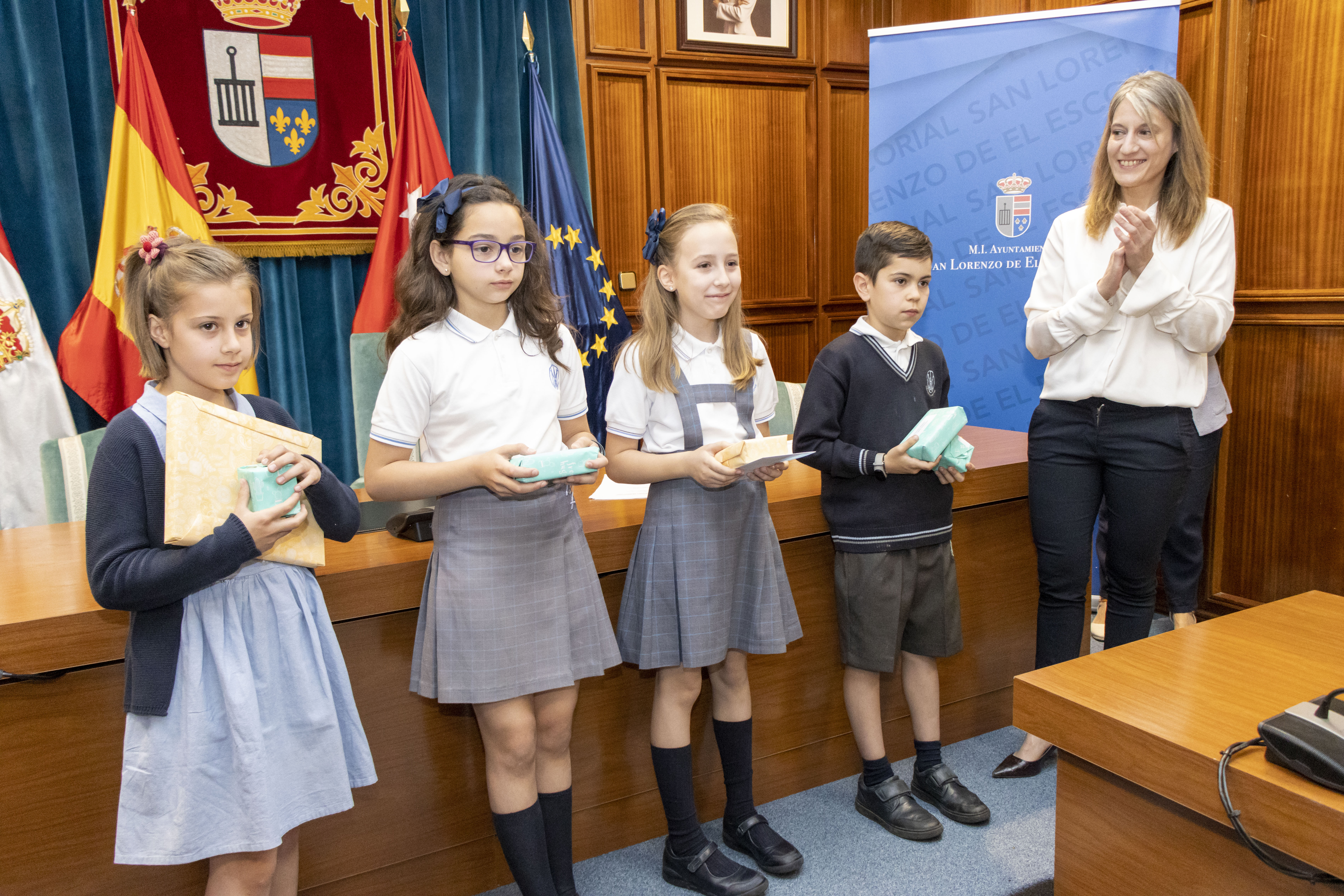 Los premiados del concurso "Un rincón de San Lorenzo"
