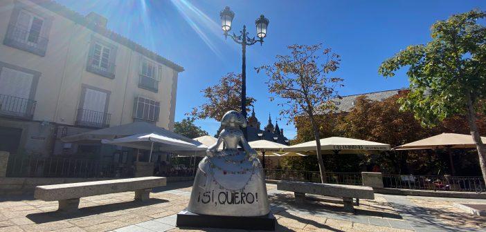 Menina del Sí Quiero en San Lorenzo de El Escorial