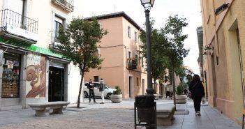 Obras de mejora de la calle Juan de Leyva en San Lorenzo de El Escorial