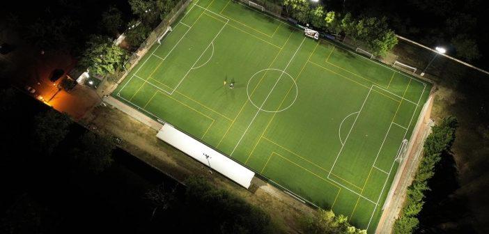 Iluminación campo de fútbol de La Herrería en San Lorenzo de El Escorial