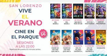 Cine de verano en El Parque en San Lorenzo de El Escorial