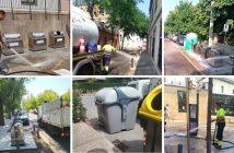 Refuerzos en la limpieza tras las fiestas patronales de San Lorenzo