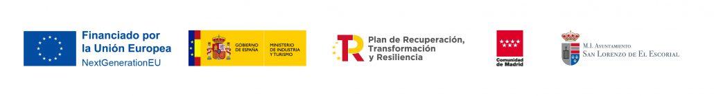 Financiado por la unión Europea, Gobierno de España- Ministerio de Industria y Comercio, Plan de REcuperación, Transformación y Resilencia, Comunidad de Madrid, M.I. Ayuntamiento de San Lorenzo de EL Escorial