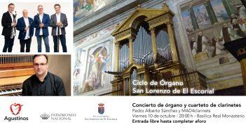 Pedro Alberto y MAD4clarinets en San Lorenzo de El Escorial