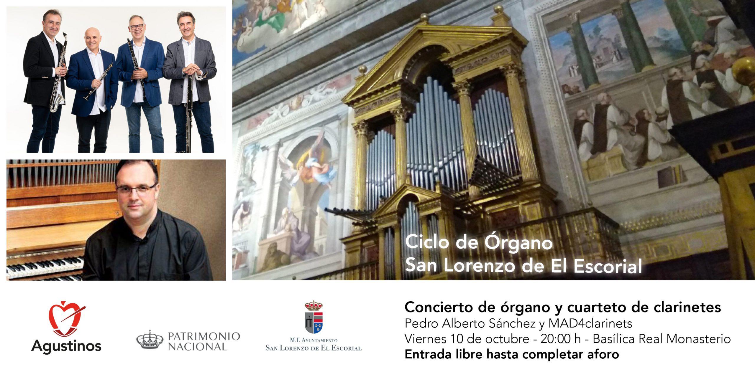Pedro Alberto y MAD4clarinets en San Lorenzo de El Escorial