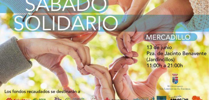 Sábado Solidario. Mercadillo. 13 de Junio. Plaza de Jaciinto Benavente (Jardincillos). 11:00h a 21:00h