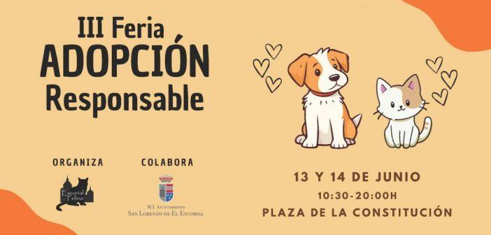 III Feria de ADOPCIÓN Responsable - 13 Y 14 DE JUNIO 10:30 - 20:00 - PLAZA DE LA CONSTITUCIÓN