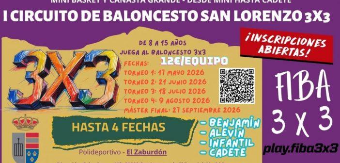 Circuito fiba 3x3 formacion san lorenzo del escorial temporada 2026