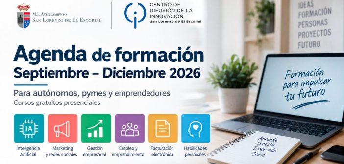 Agenda de formación Septiembre - diciembre 2026